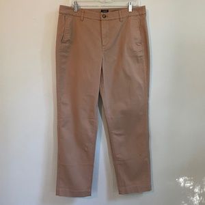 NWT J Crew High-rise Girlfriend Chino, Sz 10